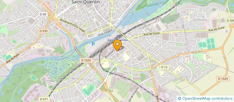 localisation de l'entreprise PLAISIR AUTO à SAINT-QUENTIN