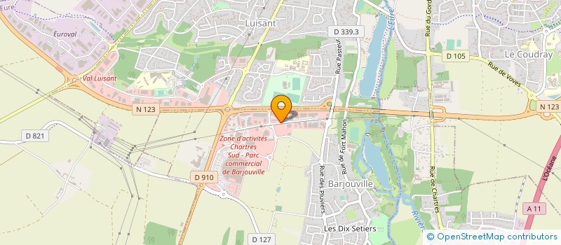localisation de l'entreprise PLAISIR CUISINES à BARJOUVILLE