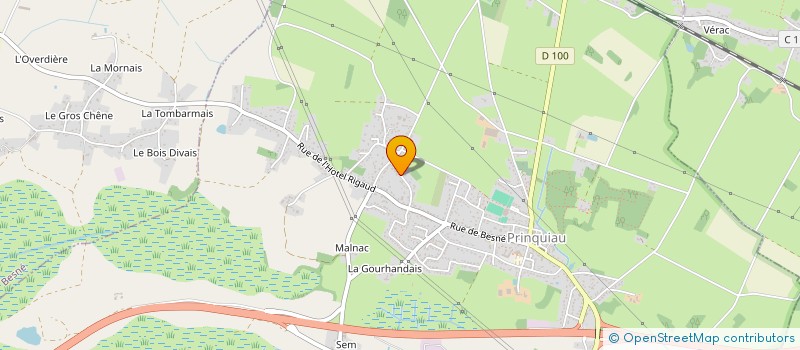 localisation de l'entreprise PLAISIR D APPRENDRE  PRINQUIAU