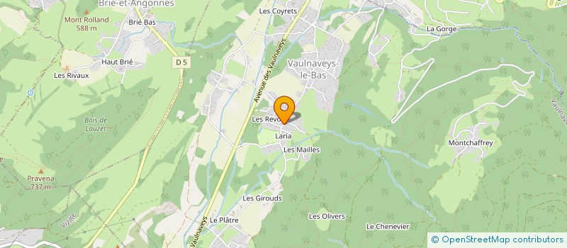 localisation de l'entreprise PLAISIR D'EMBELLIR  SAINT-MARTIN-D'URIAGE