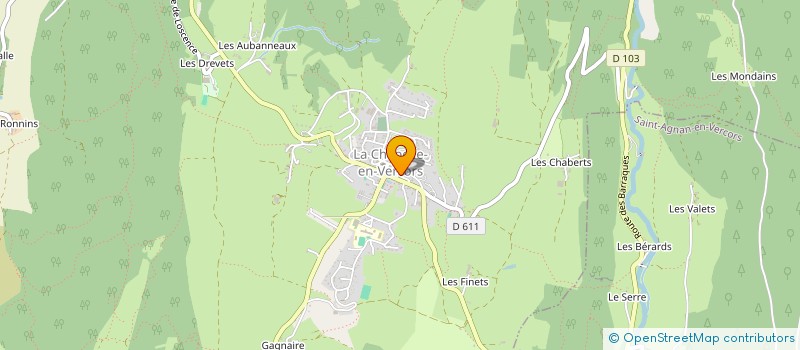 localisation de l'entreprise PLAISIR D'ORIENT à LA CHAPELLE-EN-VERCORS