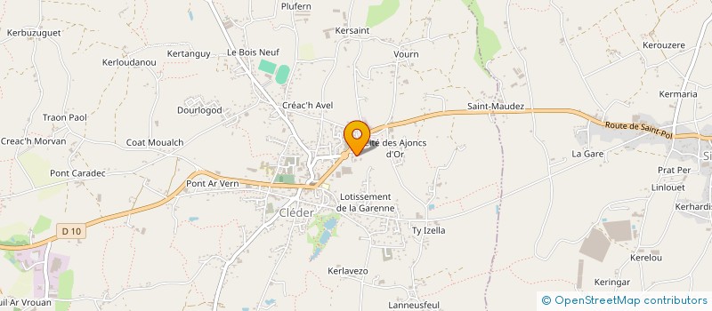 localisation de l'entreprise PLAISIR D'Y VOIR  CLEDER