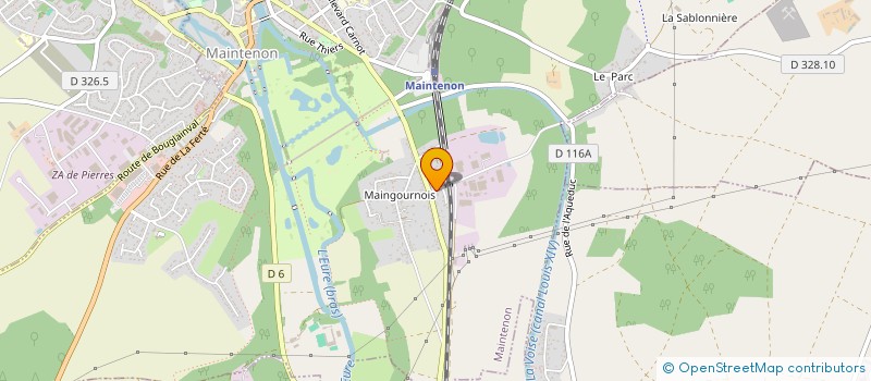 localisation de l'entreprise PLAISIR DE FAIRE à MAINTENON