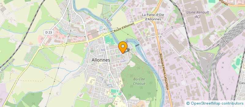 localisation de l'entreprise PLAISIR DE LIRE à ALLONNES