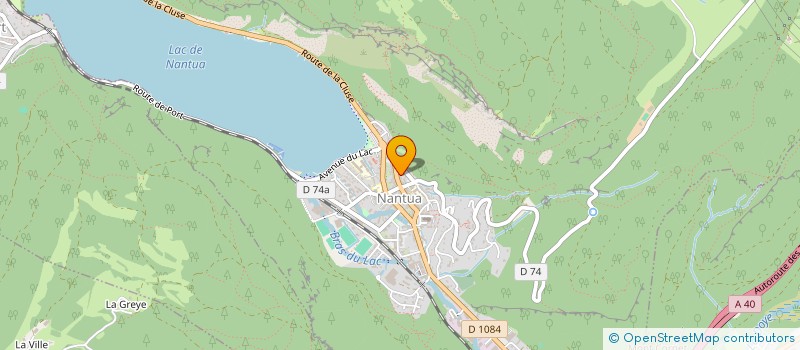 localisation de l'entreprise PLAISIR DE LIRE  NANTUA