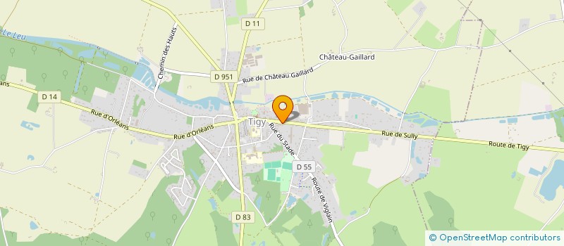 localisation de l'entreprise PLAISIR DE LIRE à TIGY