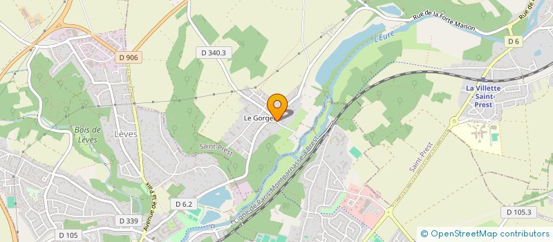 localisation de l'entreprise PLAISIR DE LIRE A SAINT-PREST à SAINT-PREST