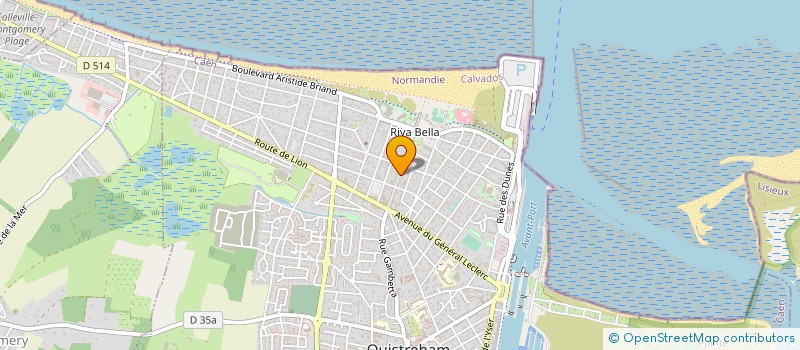 localisation de l'entreprise PLAISIR DE RIVA à OUISTREHAM