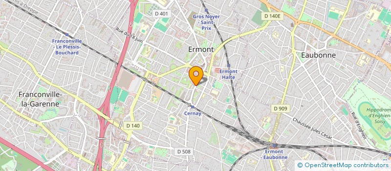 localisation de l'entreprise PLAISIR DU FEU  ERMONT