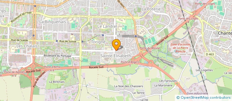 localisation de l'entreprise PLAISIR DU GOUT  SAINT-AUBIN-DU-CORMIER