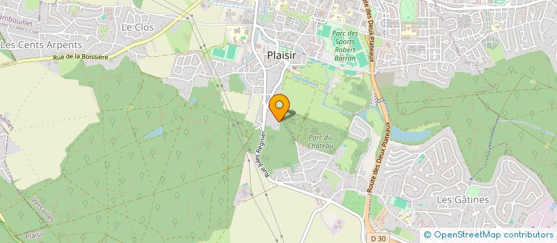 localisation de l'entreprise PLAISIR EN TRANSITION à PLAISIR