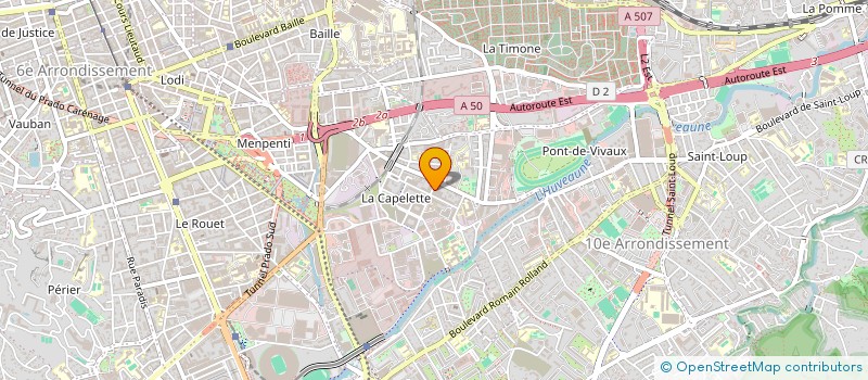 localisation de l'entreprise PLAISIR ET GOURMANDISES à MARSEILLE
