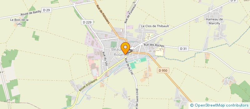localisation de l'entreprise PLAISIR ET LOISIRS EN GATINAIS à BEAUNE-LA-ROLANDE