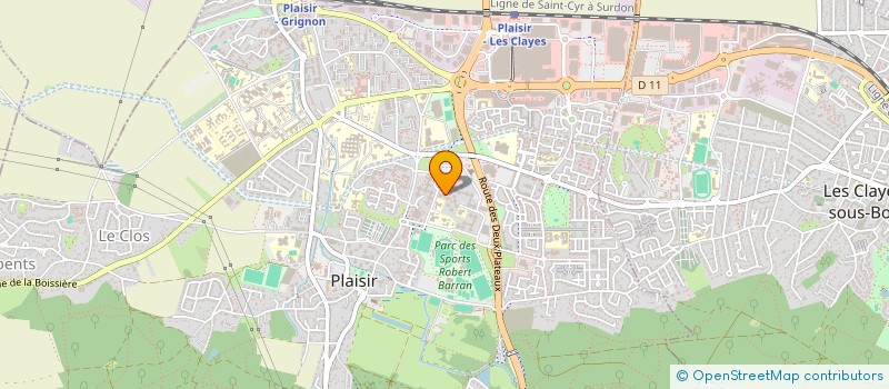 localisation de l'entreprise PLAISIR F1  PLAISIR