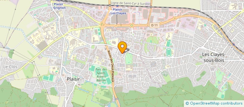 localisation de l'entreprise PLAISIR IMMOBILIER  PLAISIR