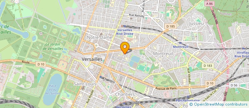 localisation de l'entreprise PLAISIR JUMP à VERSAILLES