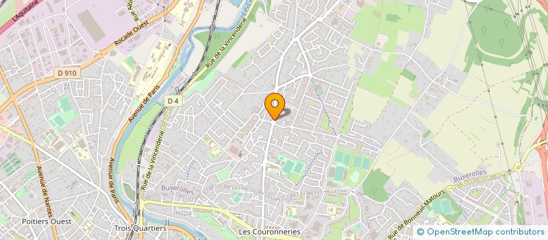 localisation de l'entreprise PLAISIR LAB  BUXEROLLES