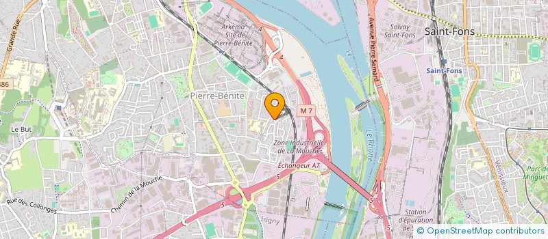 localisation de l'entreprise PLAISIR MUSICAL  OULLINS-PIERRE-BENITE