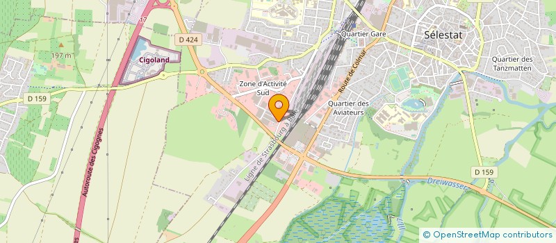 localisation de l'entreprise PLAISIR PARTAGE à SELESTAT