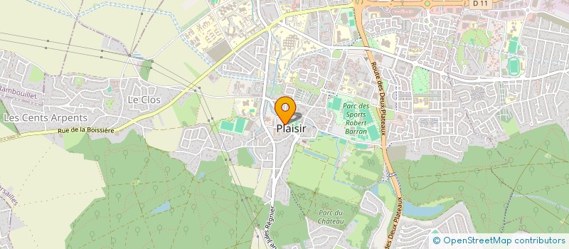 localisation de l'entreprise PLAISIR PERMIS  PLAISIR