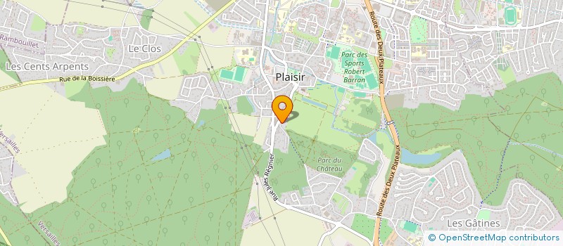 localisation de l'entreprise PLAISIR SOLIDARITE à PLAISIR