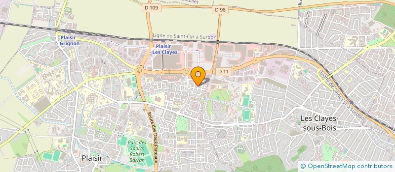 localisation de l'entreprise PLAISIR TRANSPORTS  PLAISIR