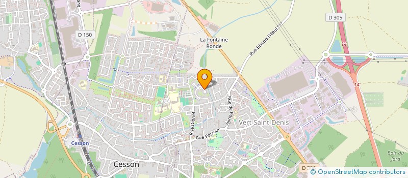 localisation de l'entreprise PLAISIRS CREATIFS à VERT-SAINT-DENIS