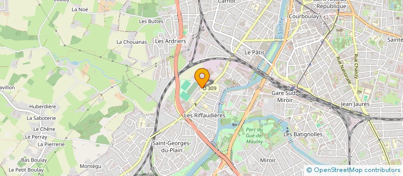 localisation de l'entreprise PLAISIRS D APPRENDRE à LE MANS