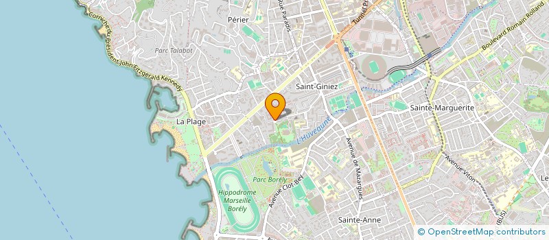localisation de l'entreprise PLAISIRS DE LA MER à MARSEILLE