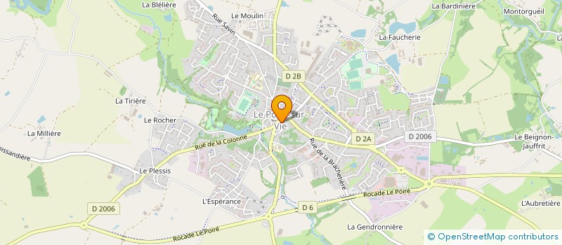 localisation de l'entreprise PLAISIRS DE VIE à LE POIRE-SUR-VIE