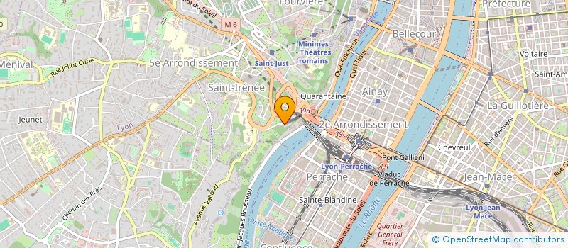 localisation de l'entreprise PLAISIRS DES TOURISTES à LYON