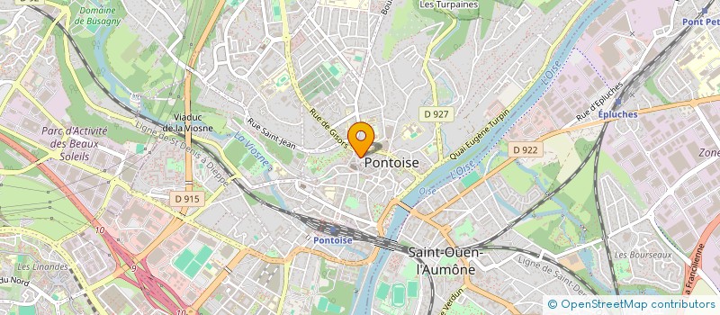 localisation de l'entreprise PLAISIRS DU MONDE  PONTOISE