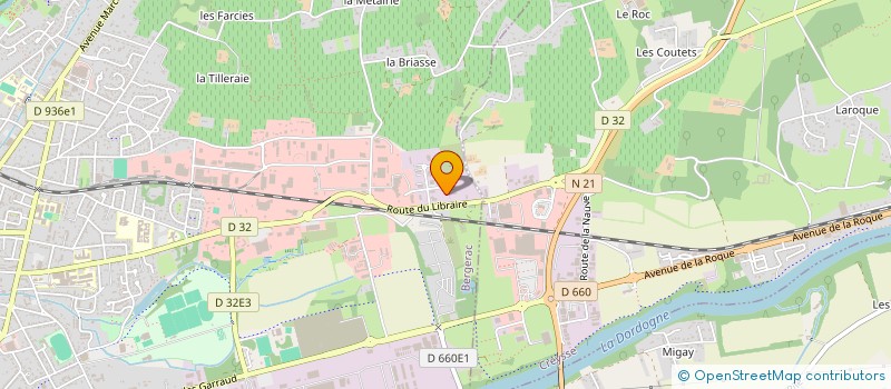 localisation de l'entreprise PLAISIRS DU PERIGORD à BERGERAC