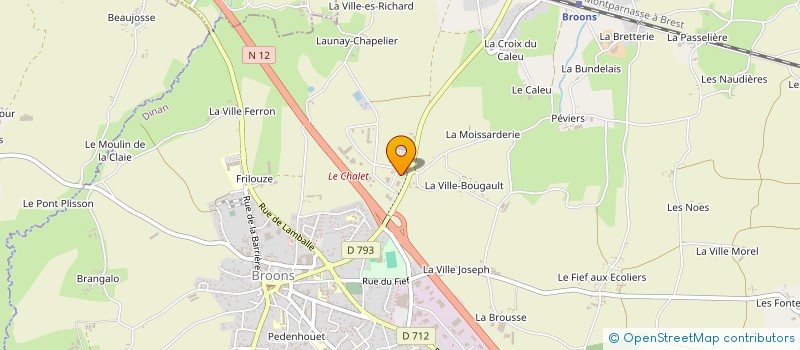 localisation de l'entreprise PLAISIRS DU SPORT à BROONS