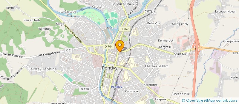 localisation de l'entreprise PLAISIRS ET TRADITIONS à PONTIVY
