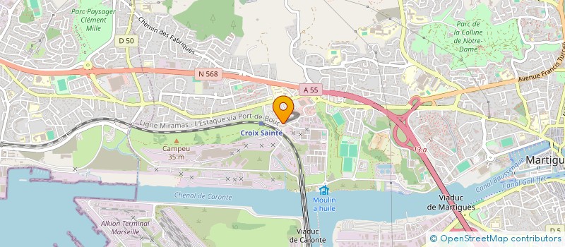 localisation de l'entreprise PLAISIRS GOURMETS  MARTIGUES