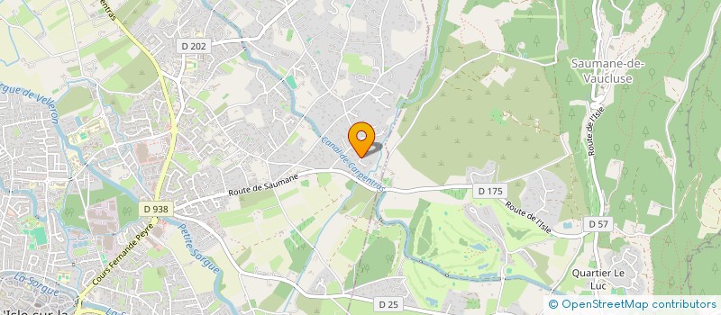 localisation de l'entreprise PLAISIRS MECANIQUES  L'ISLE-SUR-LA-SORGUE