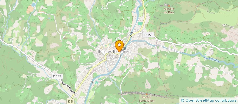 localisation de l'entreprise PLAISIRS SUCRES à BUIS-LES-BARONNIES