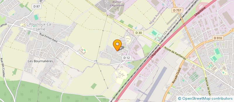 localisation de l'entreprise PLAISIRS  VOYAGES  DECOUVERTES  (PVD)  VOUNEUIL-SOUS-BIARD