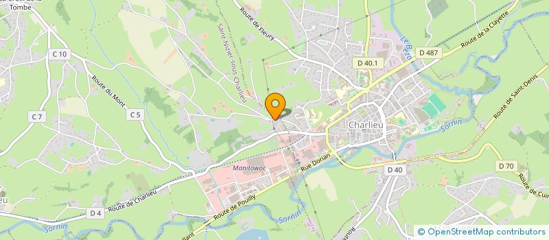 localisation de l'entreprise PLAITHIM  CHANDON