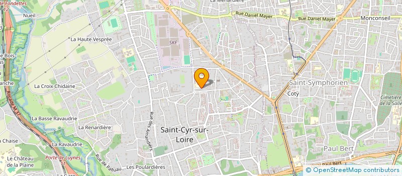 localisation de l'entreprise PLAIX PEAN ET CIE  SAINT CYR SUR LOIRE