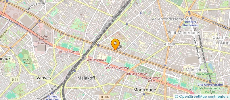 localisation de l'entreprise PLAJ SARL  PARIS