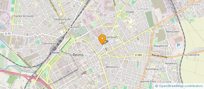 localisation de l'entreprise PLAJE  REIMS