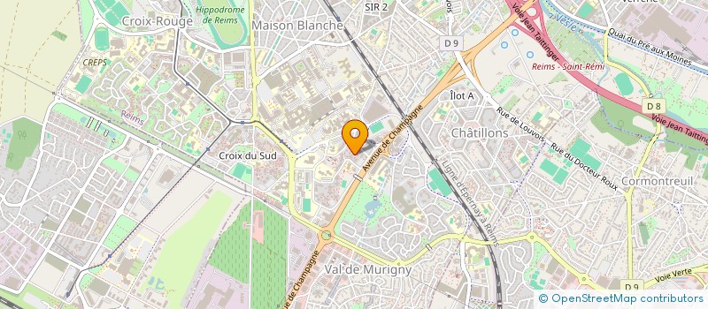 localisation de l'entreprise PLAK 13  REIMS