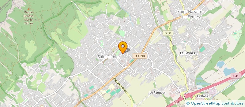 localisation de l'entreprise PLAK'ART à SAINT-ISMIER