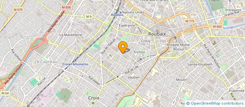 localisation de l'entreprise PLAK & CO  ROUBAIX