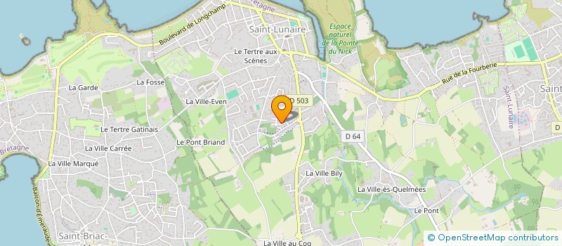 localisation de l'entreprise PLAK'ISOL  SAINT-LUNAIRE