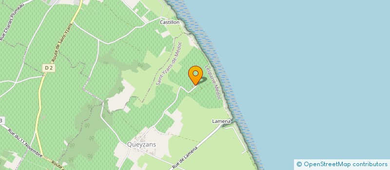 localisation de l'entreprise PLAK'PAINT  SAINT-YZANS-DE-MEDOC