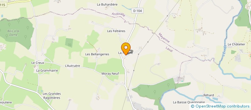 localisation de l'entreprise PLAKA  SAINT-GERMAIN-LE-FOUILLOUX