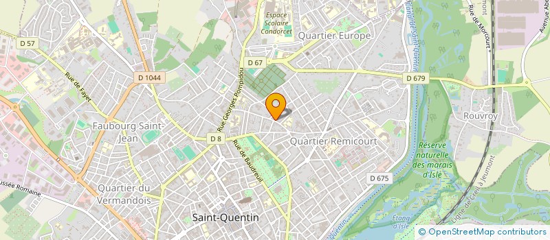 localisation de l'entreprise PLAKC à SAINT-QUENTIN